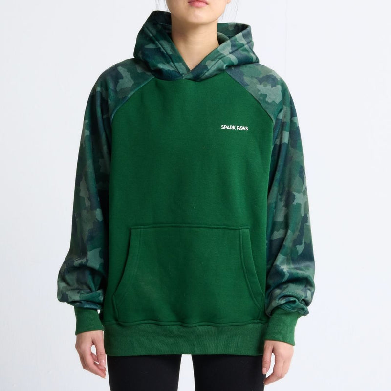 Forest Camo Human Hoodie