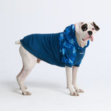 Blue Camo Dog Hoodie