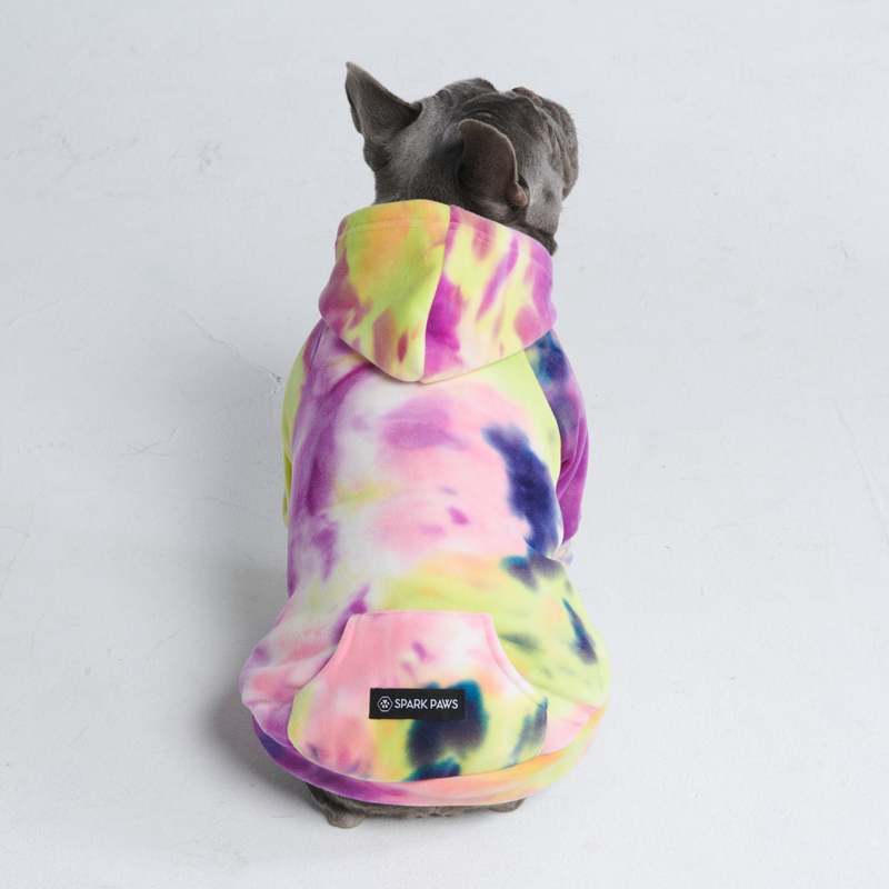 Velvet Dog Hoodie - Berry Lemonade